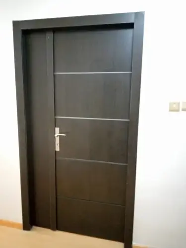 Elegant 4ft x 7ft wooden door, excellent insulator and rust-free, available at Homemart NG.